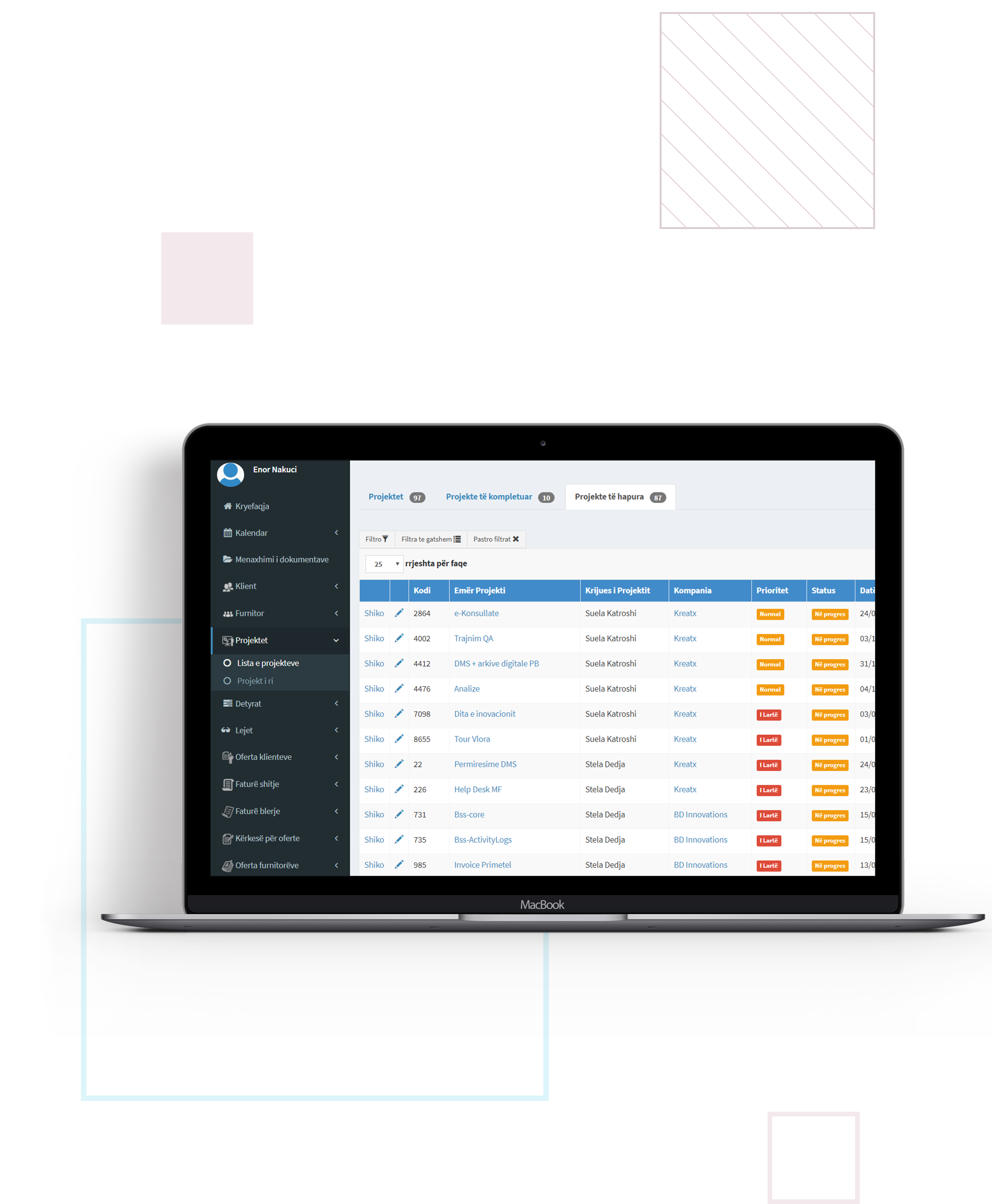 Project management system